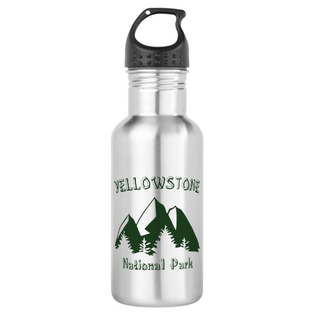 Yellowstone National Park 532 Ml Water Bottle (Front)