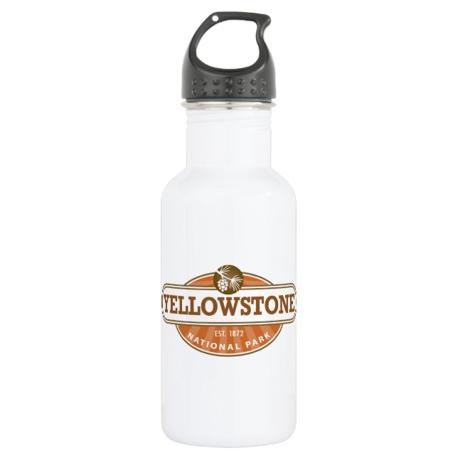 Yellowstone National Park 532 Ml Water Bottle (Front)