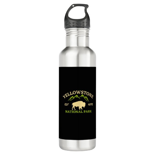 Yellowstone National Park 710 Ml Water Bottle (Front)