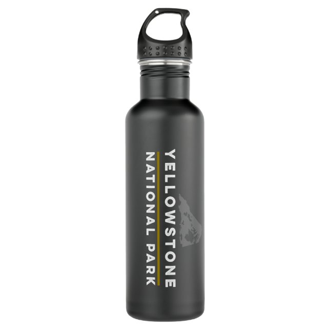 Yellowstone National Park 710 Ml Water Bottle (Front)