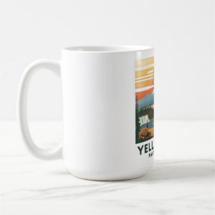 Yellowstone National Park Adventure Design Coffee Mug