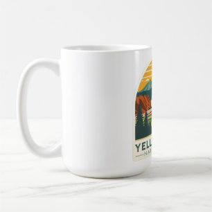 Yellowstone National Park Adventure Design Coffee Mug