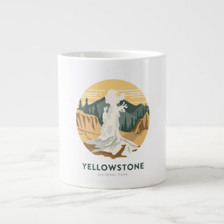 Yellowstone National Park Adventure Large Coffee Mug
