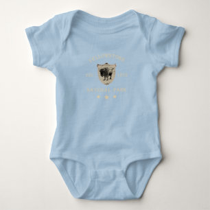 Yellowstone national park baby bodysuit