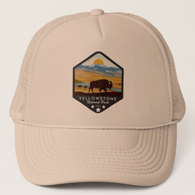 Yellowstone National Park Baseball Hat (Front)