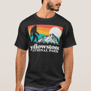 Yellowstone National Park Bigfoot Mountains  T-Shirt