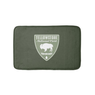 Yellowstone National Park Bison Bath Mat