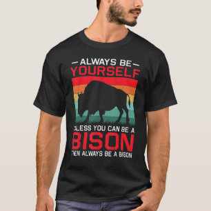 Yellowstone National Park Bison Buffalo Clothing T-Shirt