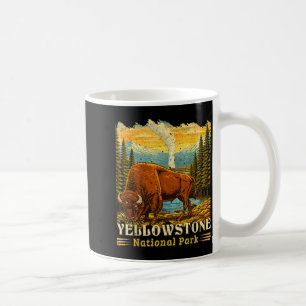Yellowstone National Park Bison Buffalo Cows Coffee Mug