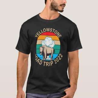Yellowstone National Park Bison Buffalo Trip 2022 T-Shirt