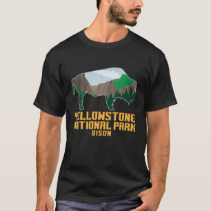 Yellowstone National Park Bison USA Park T-Shirt