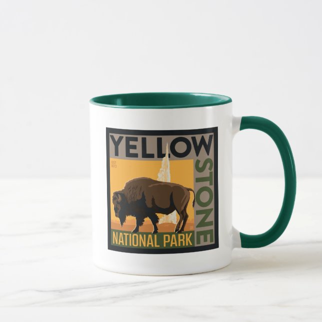 Yellowstone National Park | Buffalo Mug (Right)