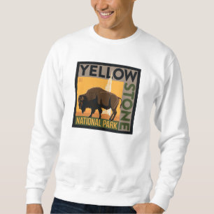 Yellowstone National Park Buffalo Sweatshirt