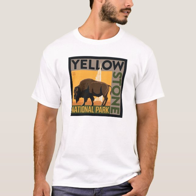 Yellowstone National Park | Buffalo T-Shirt (Front)