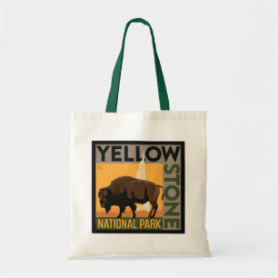 Yellowstone National Park   Buffalo Tote Bag