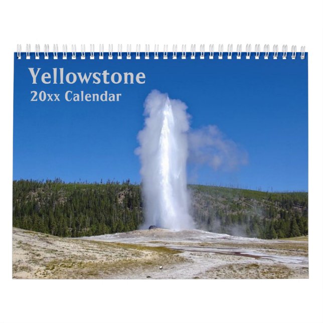 Yellowstone National Park Calendar (Cover)