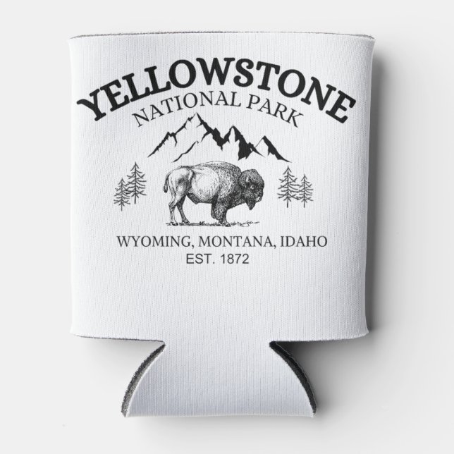 YELLOWSTONE NATIONAL PARK CAN COOLER (Front)