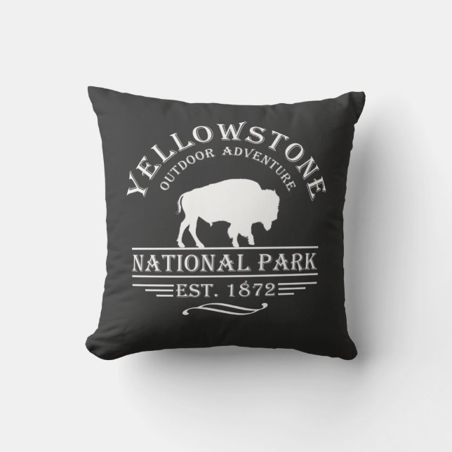 Yellowstone national park cushion (Front)