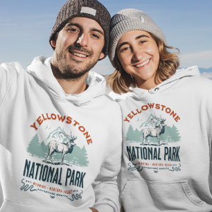 Yellowstone National Park Cute Landscape Hoodie