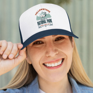 Yellowstone National Park Cute Landscape Trucker Hat
