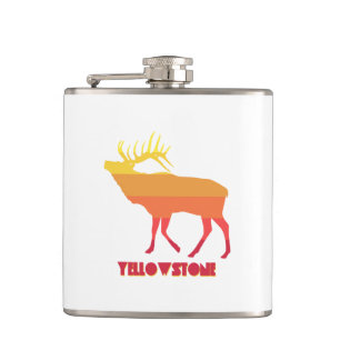 Yellowstone National Park Elk Hip Flask