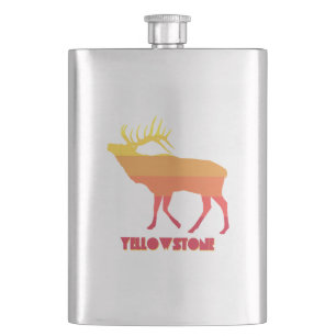 Yellowstone National Park Elk Hip Flask