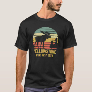 Yellowstone National Park Family Road Trip 2024 Ma T-Shirt
