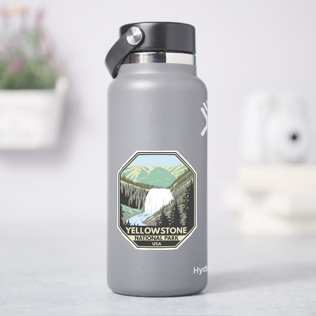 Yellowstone National Park Gibbon Falls Vintage (HydroFlask)