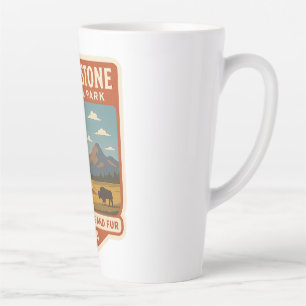 Yellowstone National Park Grand Canyon Travel  Latte Mug