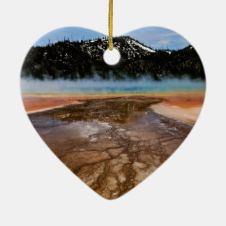 YELLOWSTONE NATIONAL PARK, GRAND PRISMATIC CERAMIC TREE DECORATION