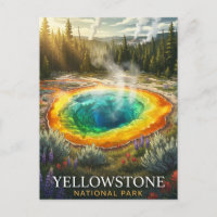 Yellowstone National Park Grand Prismatic Spring