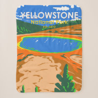 Yellowstone National Park Grand Prismatic Spring