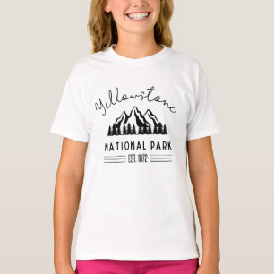 Yellowstone National Park Hiking Camping T-Shirt