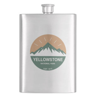 Yellowstone National Park Hip Flask