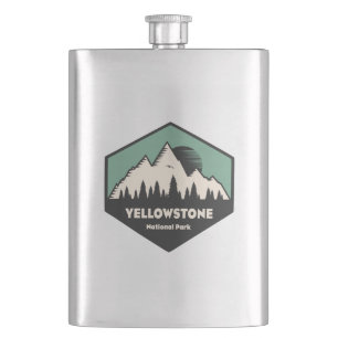 Yellowstone National Park Hip Flask