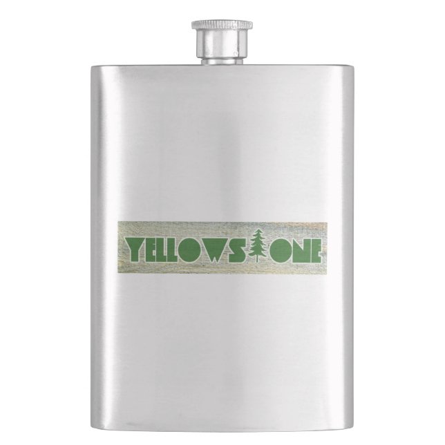 Yellowstone National Park Hip Flask (Front)