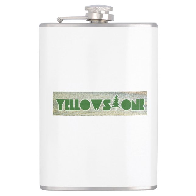 Yellowstone National Park Hip Flask (Front)