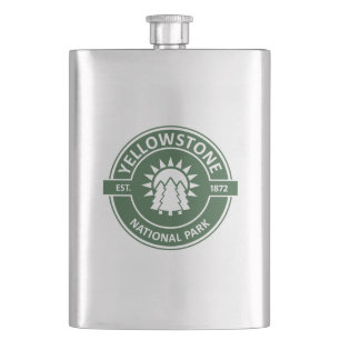 Yellowstone National Park Hip Flask