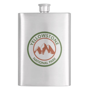Yellowstone National Park Hip Flask