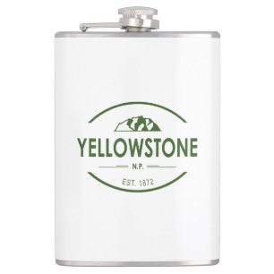 Yellowstone National Park Hip Flask