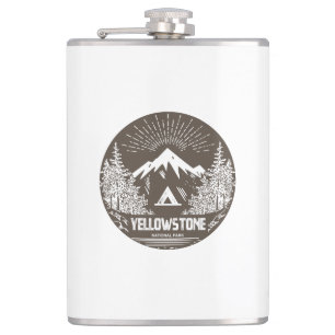 Yellowstone National Park Hip Flask