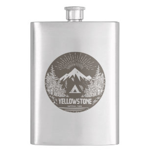 Yellowstone National Park Hip Flask