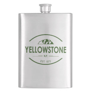 Yellowstone National Park Hip Flask