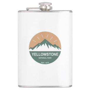 Yellowstone National Park Hip Flask