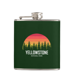 Yellowstone National Park Hip Flask