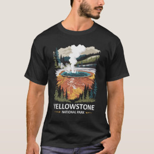 Yellowstone National Park Hot Spring T-Shirt