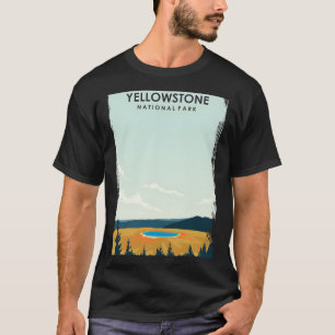 Yellowstone National Park Human Made Travel Poster T-Shirt