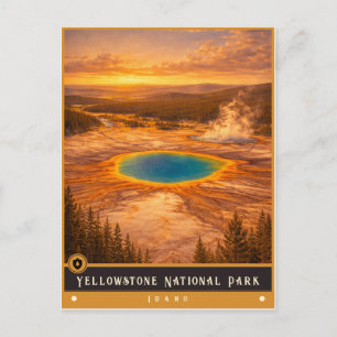 Yellowstone National Park   Idaho Postcard