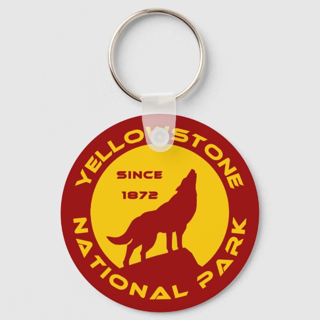 Yellowstone National Park Key Ring (Front)