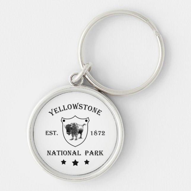 Yellowstone national park key ring (Front)
